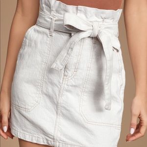 Free People Splendor in the Grass Paperbag Skirt